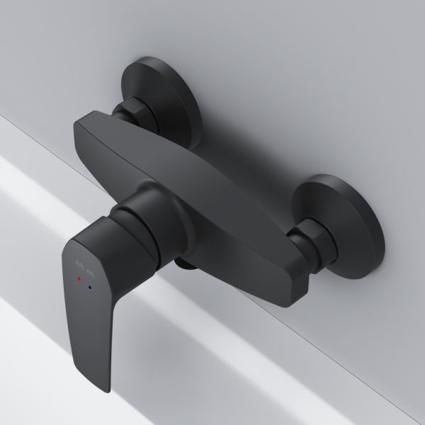 Смеситель для ванны Am.Pm Gem F90A20022 черный матовый