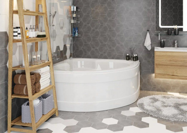 Ванна акриловая Vagnerplast Catalina 125x125 VPBA125CTM3X-04