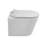 Унитаз подвесной безободковый  BelBagno FLAY-R BB053CHR Унитаз подвесной безободковый  BelBagno FLAY-R BB053CHR
