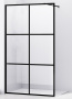 Душевая перегородка 1200x200 ABBER Immer Offen AG62120B Душевая перегородка 1200x200 ABBER Immer Offen AG62120B