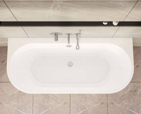 Ванна 180х80х56,5 см VitrA Geo 65420006000 белая Ванна 180х80х56,5 см VitrA Geo 65420006000 белая