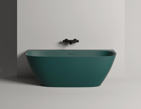 Ванна каменная отдельностоящая глянцевая 170х80 Salini SOFIA WALL 102512G