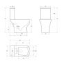 Чаша унитаза  BelBagno LAGO BB128CP Чаша унитаза  BelBagno LAGO BB128CP