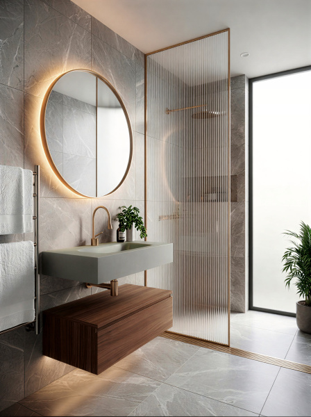 Раковина подвесная Sapbox SB-RW080M034 80 см олива