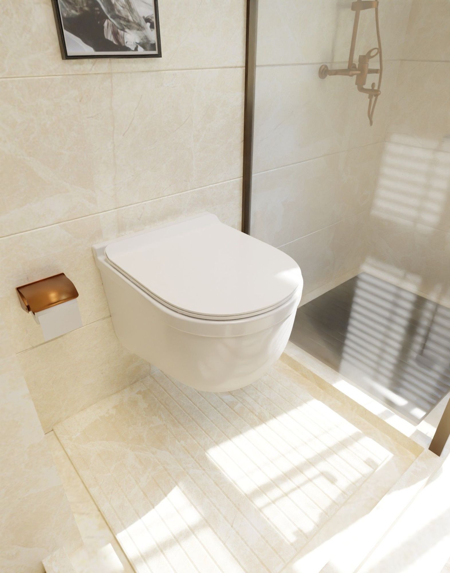 Унитаз подвесной 36х41х52 см AQUAme AQM2006 белый