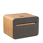 Тумба под раковину Runo Ницца 60 см 00-00002123 подвесная графит