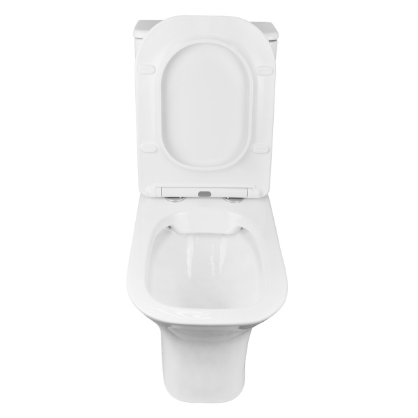 Унитаз-компакт Azario Fretta Square AZ-5121 безободковый с микролифтом