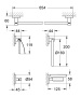 Набор аксессуаров для ванной  Grohe Essentials 40344001 хром Набор аксессуаров для ванной  Grohe Essentials 40344001 хром