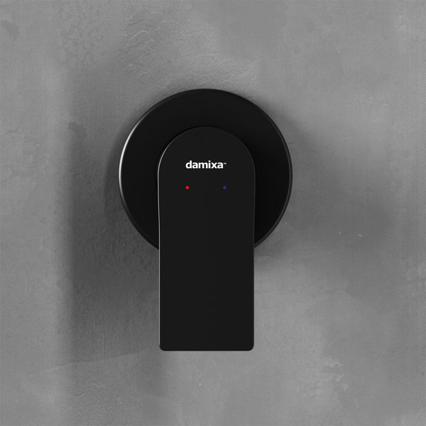Встраиваемый смеситель для душа Damixa Apollo 477500300 Черный Встраиваемый смеситель для душа Damixa Apollo 477500300 Черный