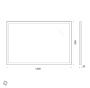 Зеркало с LED подсветкой 120x80 см BelBagno  SPC-GRT-1200-800-LED-BTN Зеркало с LED подсветкой 120x80 см BelBagno  SPC-GRT-1200-800-LED-BTN