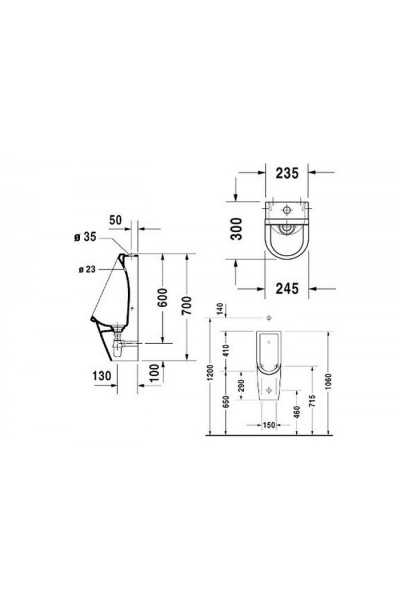 Писсуар DURAVIT STARСK 3 826250000