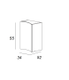 Шкаф Cezares Sting 35 см 44724 подвесной nero lucido