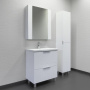 Тумба с раковиной Comforty Лима 70 см 00-00019211 напольная белая