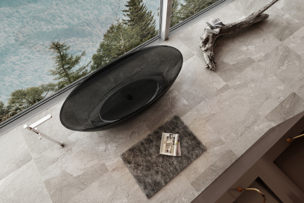 Ванна из полиэфирной смолы Abber 180x85 см AT9702Onyx