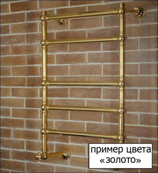 Полотенцесушитель электрический Margaroli Sole 5424704GONB золото Полотенцесушитель электрический Margaroli Sole 5424704GONB золото