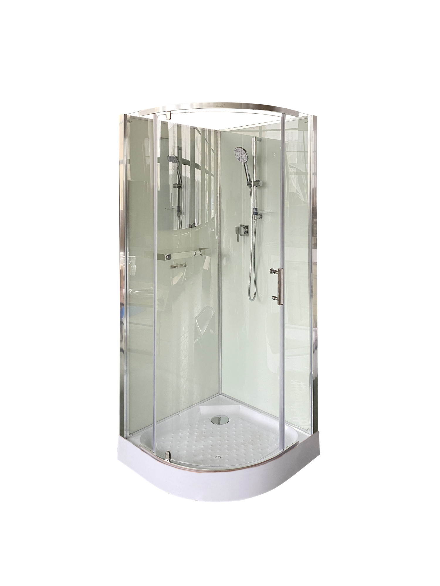 Душевая кабина Ceruttispa 90x205 KORRA90T профиль хром