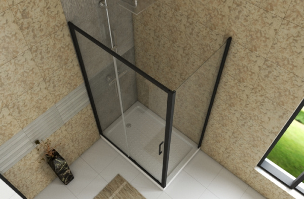 Душевой уголок 120x80x200 Bravat Blackline BS120.3101B Душевой уголок 120x80x200 Bravat Blackline BS120.3101B
