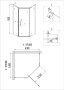 Душевой уголок NIAGARA Nova NG-6805-08 BLACK (90*90*190) трапеция, дверь распашная, 1 место Душевой уголок NIAGARA Nova NG-6805-08 BLACK (90*90*190) трапеция, дверь распашная, 1 место