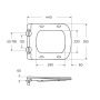 Сиденье для унитаза  BelBagno CARINA BB5046SC Сиденье для унитаза  BelBagno CARINA BB5046SC