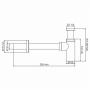 Сифон для раковины WasserKRAFT A093 Сифон для раковины WasserKRAFT A093