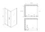Душевой уголок 90x100 ABBER Sonnenstrand AG07090-S100 профиль хром стекло прозрачное Душевой уголок 90x100 ABBER Sonnenstrand AG07090-S100 профиль хром стекло прозрачное