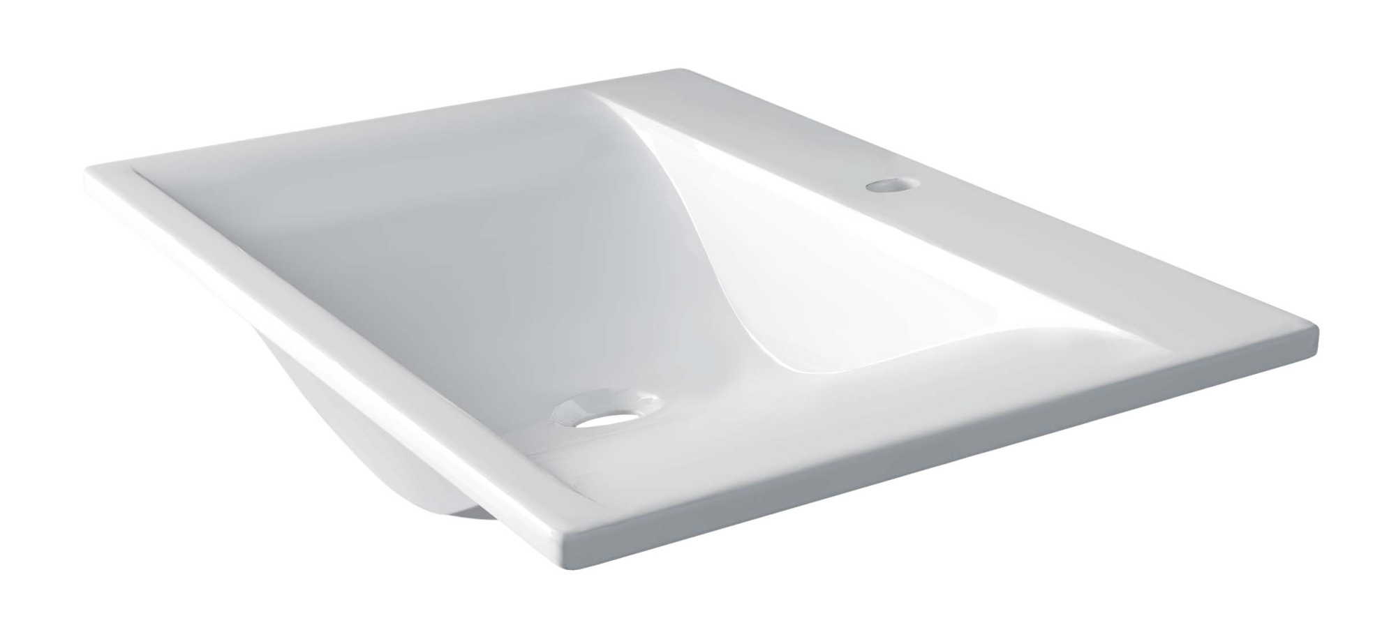 Мебельная раковина Madera Pulsus 4627173210706 60 см белая глянцевая