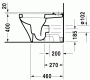 Биде напольное DURAVIT DURASTYLE 2155090000 Биде напольное DURAVIT DURASTYLE 2155090000