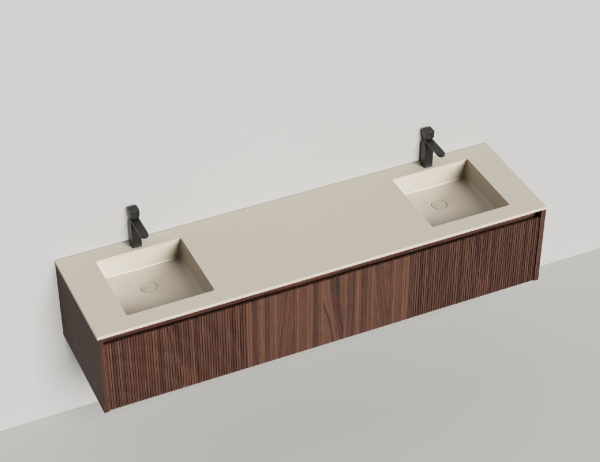 Тумба под раковину Salini Domino 200 см 27D220ADINF подвесная любой RAL