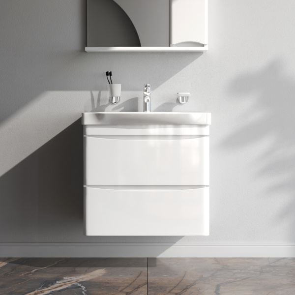 Тумба под раковину Am.Pm Like 65 см M80FHX0652WG подвесная белая