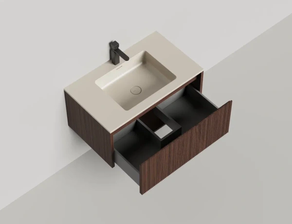 Тумба под раковину Salini Domino 80 см 27D208ONF подвесная любой RAL