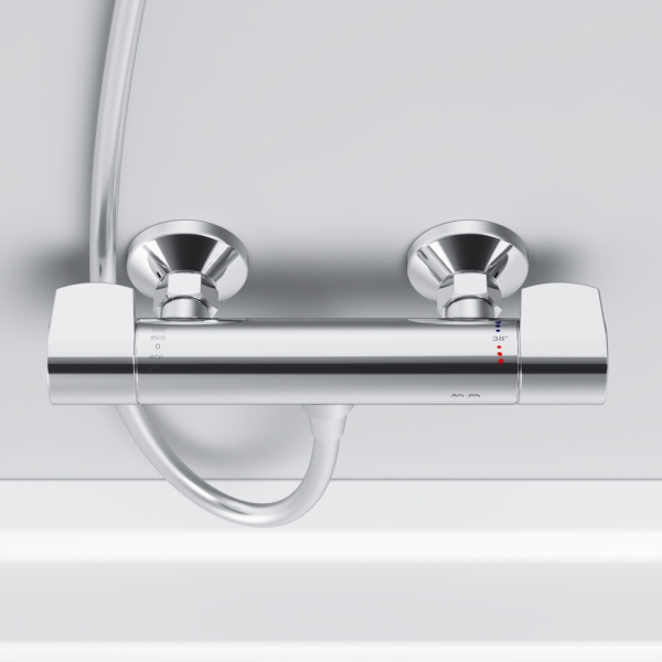 Смеситель для ванны с термостатом Am.Pm X-Joy F85A40000 хром глянцевый