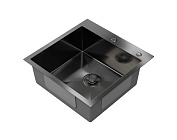 Мойка из нержавеющей стали Santegro 50 см STR5040BL графит