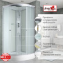 Душевая кабина AvaCan 90x90 C2090 профиль хром