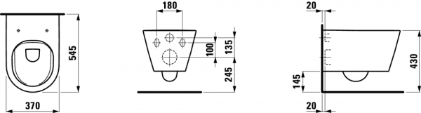Чаша Laufen Kartell by Laufen подвесная 8203370000001 Чаша Laufen Kartell by Laufen подвесная 8203370000001
