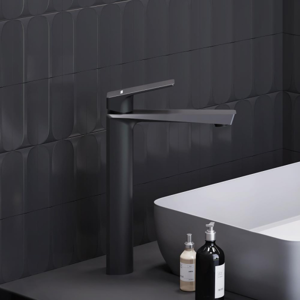 Смеситель для раковины Damixa Merkur черный матовый