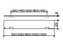 Стеклянная полочка 130x12,5 KEUCO MOLL 12710015130 Хром Стеклянная полочка 130x12,5 KEUCO MOLL 12710015130 Хром
