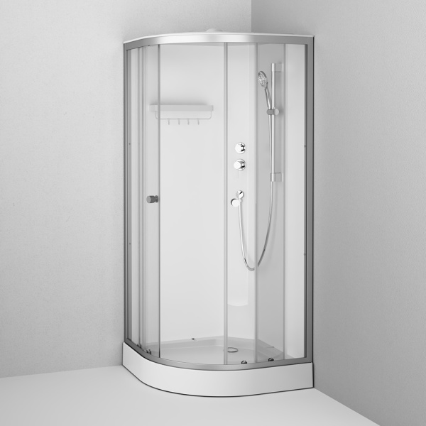 Душевая кабина AM.PM X-Joy 90x90 W94C-401-090MT профиль хром