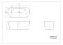 Акриловая ванна отдельностоящая 167,5x80 см BelBagno  BB306-1675 белый Акриловая ванна отдельностоящая 167,5x80 см BelBagno  BB306-1675 белый