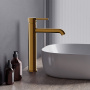 Смеситель для раковины Damixa Scandinavian Pure золото глянцевый