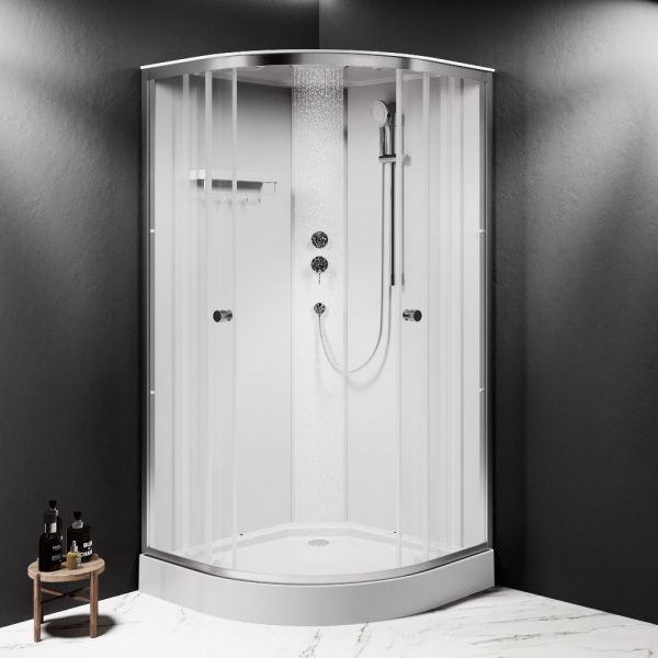 Душевая кабина 100x100 AM.PM X-Joy W94C-401-100MT стекло прозрачное профиль хромматовый Душевая кабина 100x100 AM.PM X-Joy W94C-401-100MT стекло прозрачное профиль хромматовый