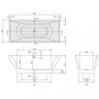 Ванна квариловая Villeroy & Boch La Belle UBQ180LAB9T1V-01