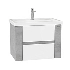 Тумба под раковину Onika Стоун 70 см 107066 ателье светлое/белый