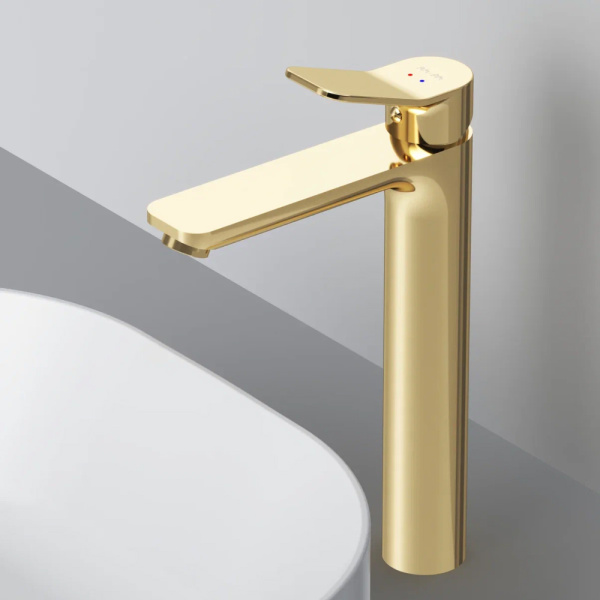 Смеситель для раковины Am.Pm X-Joy золото матовый