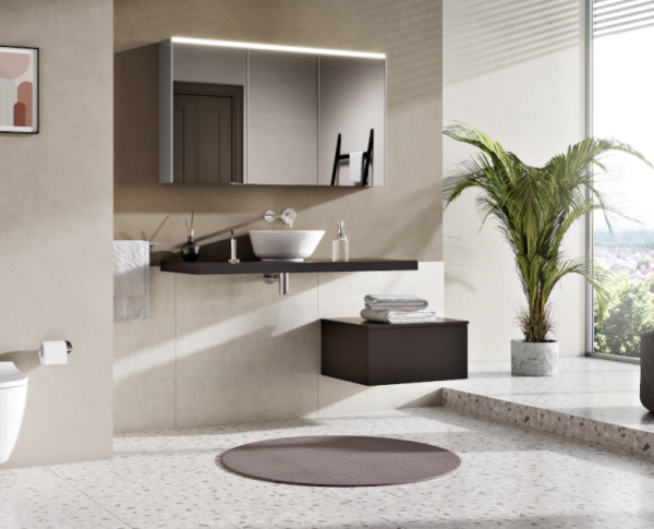 Столешница подвесная темный вяз 90x48 см VitrA Stand 66634 Столешница подвесная темный вяз 90x48 см VitrA Stand 66634
