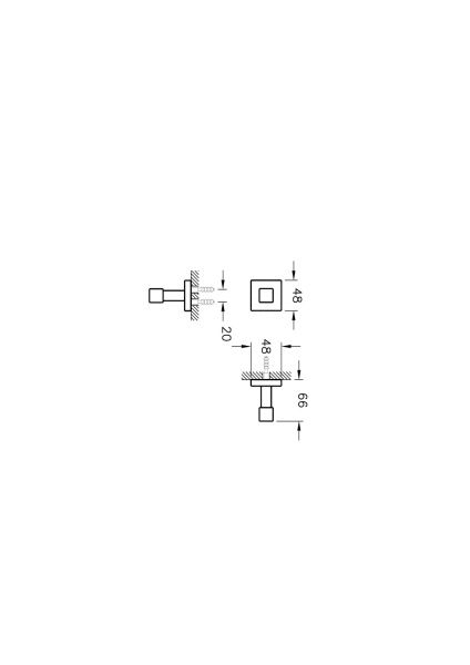 Крючок для халата  VitrA Q-line A44998 хром Крючок для халата  VitrA Q-line A44998 хром