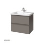 Тумба с раковиной Caprigo Forte 65 см 36110-SF025 подвесная серая