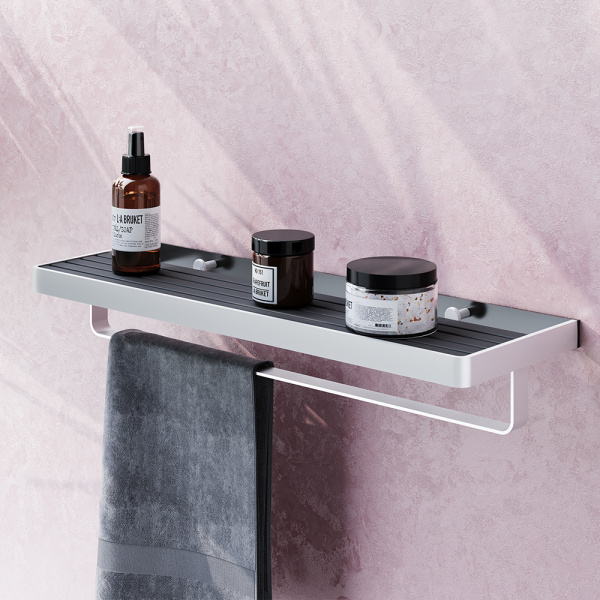 Полка для полотенец Damixa Jupiter 14076 DA7737700 черная глянцевая