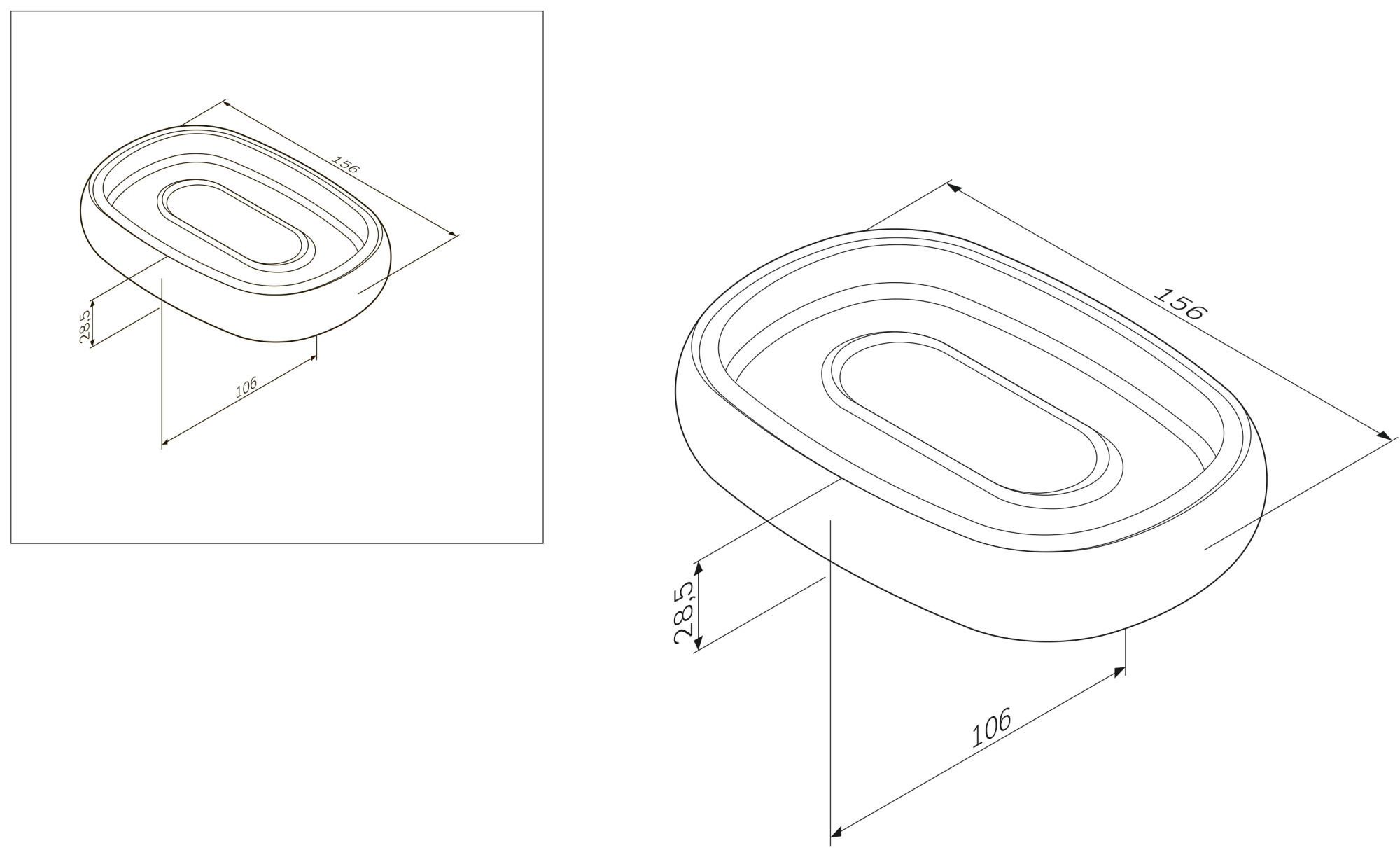 Мыльница AM.PM Sensation A3031200 хром глянцевая