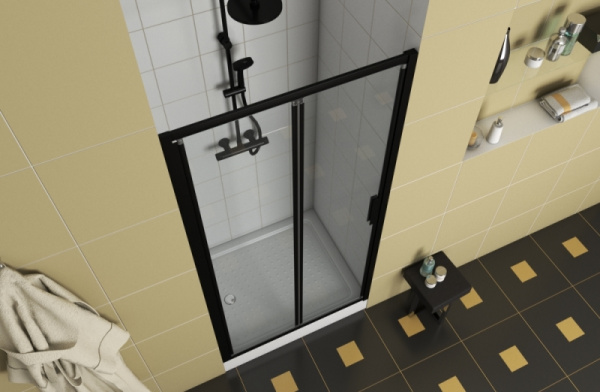 Душевая дверь в нишу 100x200 Bravat Blackline BD100.4121B Душевая дверь в нишу 100x200 Bravat Blackline BD100.4121B