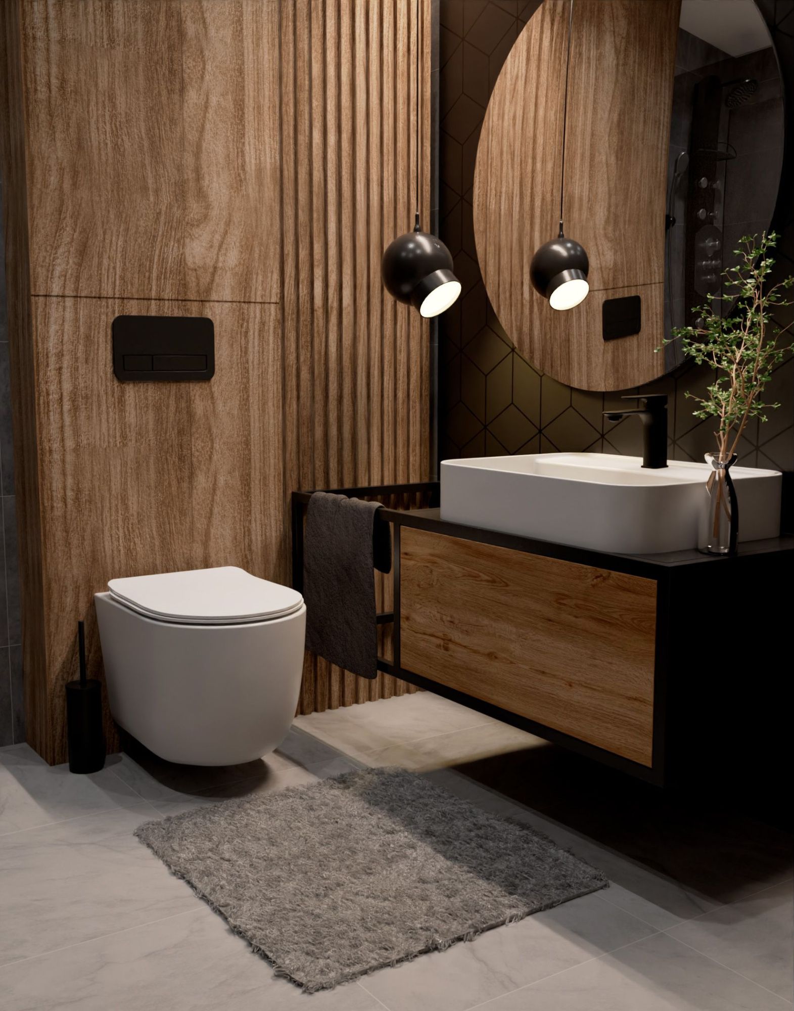 Смеситель AQUAme Monza AQM6310MB черный матовый